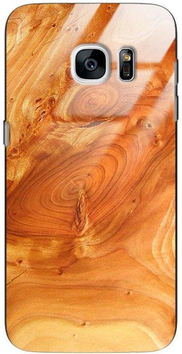 Forestzone Etui Drewniane Samsung Galaxy S7 Premium Wood Honey Glass