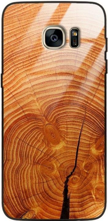 Forestzone Etui Drewniane Samsung Galaxy S Edge Old Fashion Wood Burnt