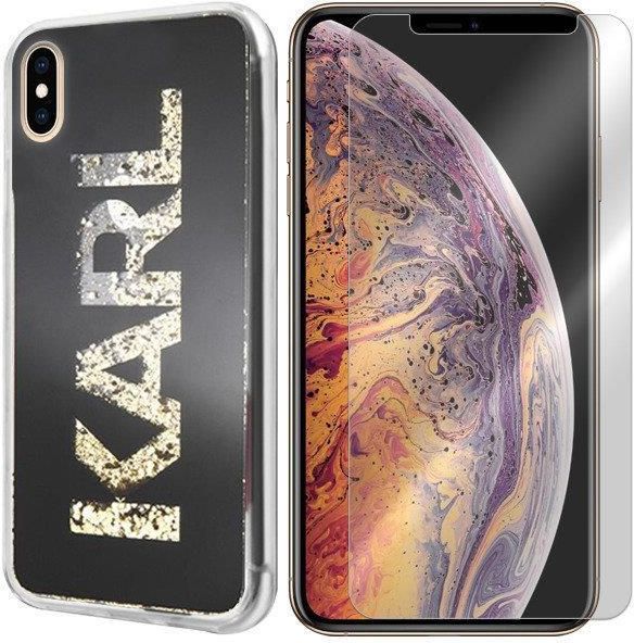 Karl Lagerfeld Etui Do Iphone Xs Max Logo Szkło Etui na telefon