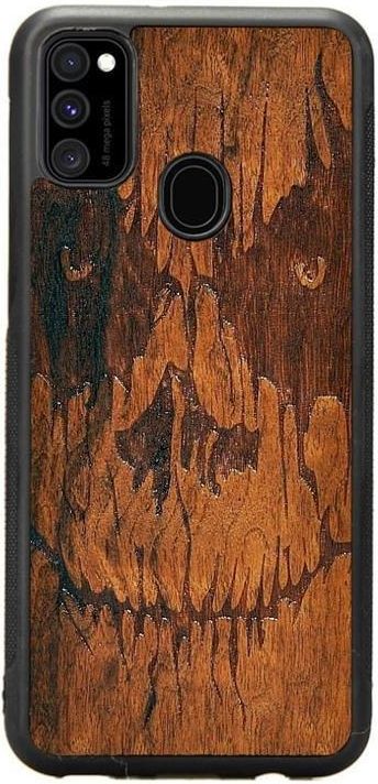 Forestzone Drewniane Etui Samsung Galaxy M Halloween Monster Imbuia