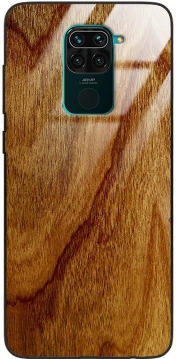 Forestzone Etui Drewniane Xiaomi Redmi Note 9 Old Fashion Wood Amber