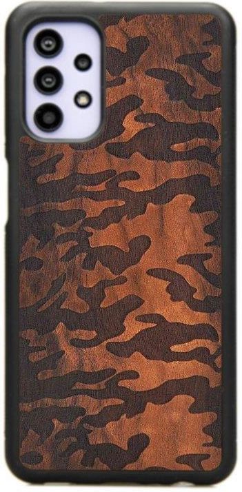 Forestzone Drewniane Etui Samsung Galaxy A32 5G Camo Imbuia Etui Na