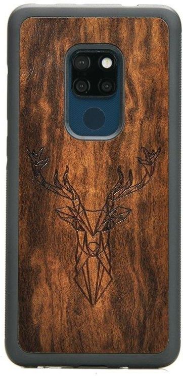 Forestzone Drewniane Etui Huawei Mate 20 Jeleń Imbuia Etui na telefon