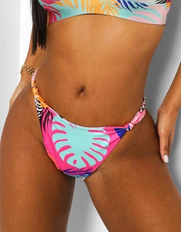 Tropical Print 87C Xxe m Boohoo Dół Bikini Ceny i opinie Ceneo pl