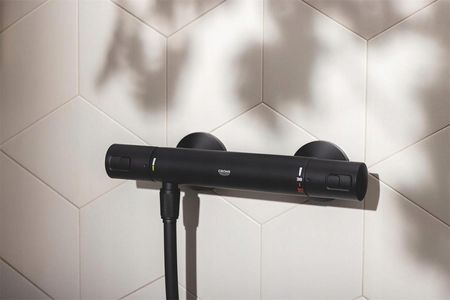 GROHE Start – bateria prysznicowa z termostatem matt black 345942430 - zdjęcie 3