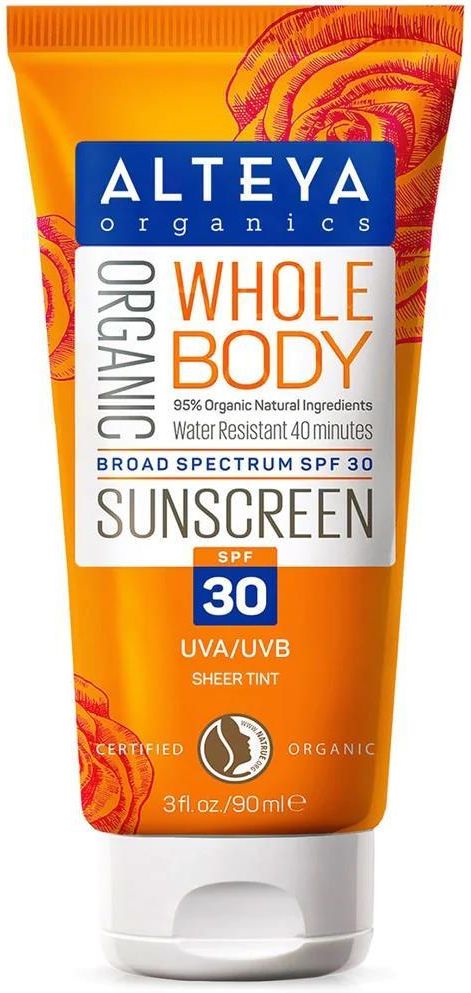 Alteya Whole Body Organic Sunscreen Organiczny Krem Do Opalania Spf