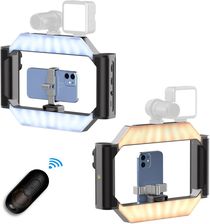 Zdjęcie Uchwyt do telefonu lub aparatu z lampą LED i pilotem Bluetooth - Ulanzi U-Rig Light - Krosno