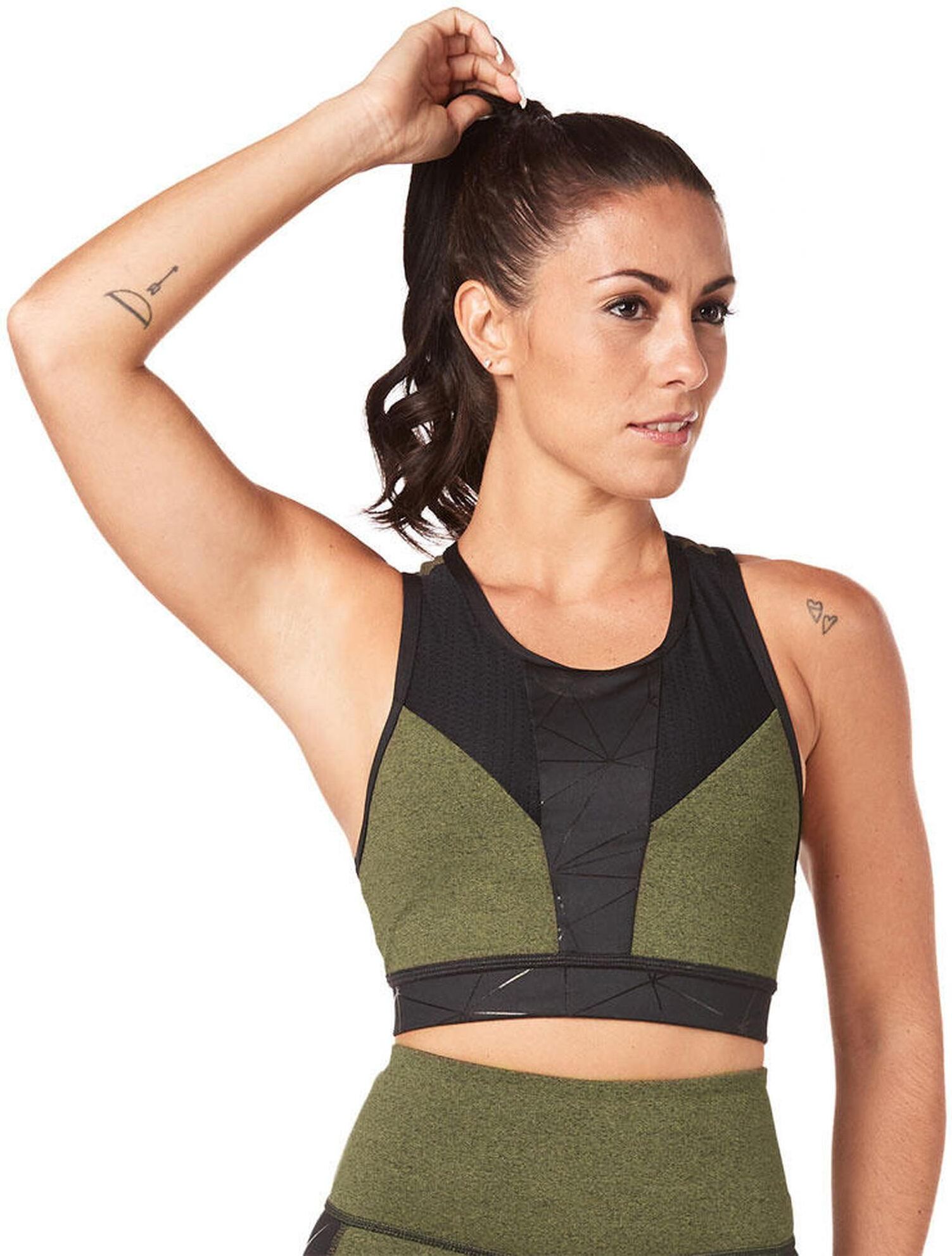 Strong Id Crop Top Sportowy Damski Don T Mesh With Me Na Ramiączkach