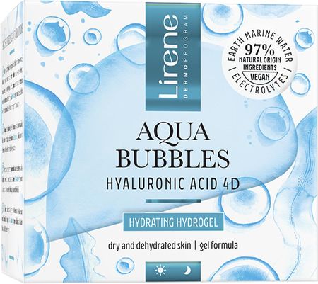 Krem Lirene Aqua Bubbles Nawadanijący Hydrożel na dzień i noc 50ml - zdjęcie 2