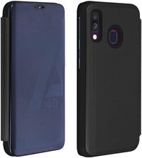 Avizar Etui Z Klapką Lustrzane Do Samsunga Galaxy A40 Czarne Etui