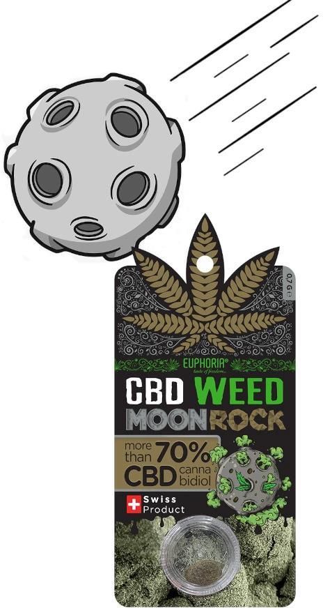 Preparat Medycyny Naturalnej Euphoria Susz Konopny 70 Cbd Moon Rock 0