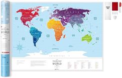 Zdjęcie Mapa Zdrapka Travel Map Silver World - Cieszyn