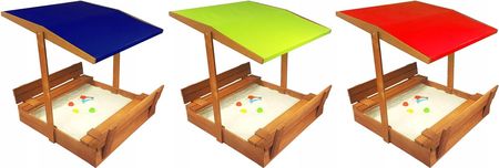 Versano Piaskownica 150X150 Drewniana Zamykana Z Daszkiem - zdjęcie 3