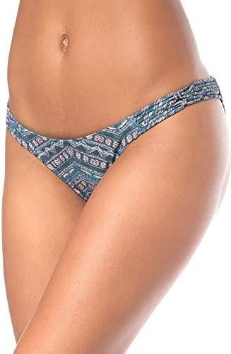 O Neill Damskie Bikini Cheeky Bottom Wielokolorowa Black Aop W Pink