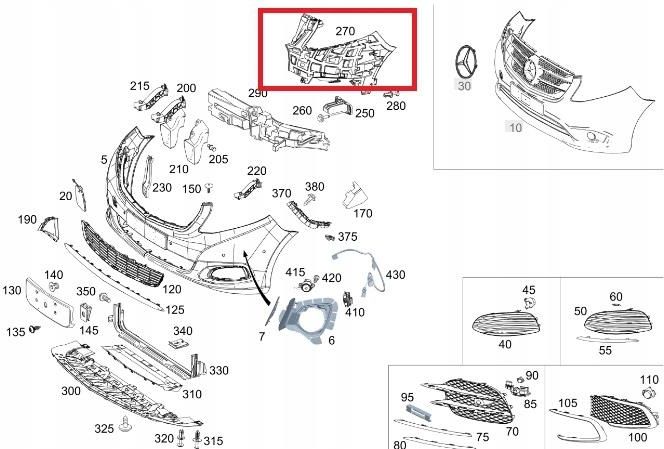 Mercedesbenz Mercedes Vito Wspornik Mocowanie Zderzaka Lewy Opinie I