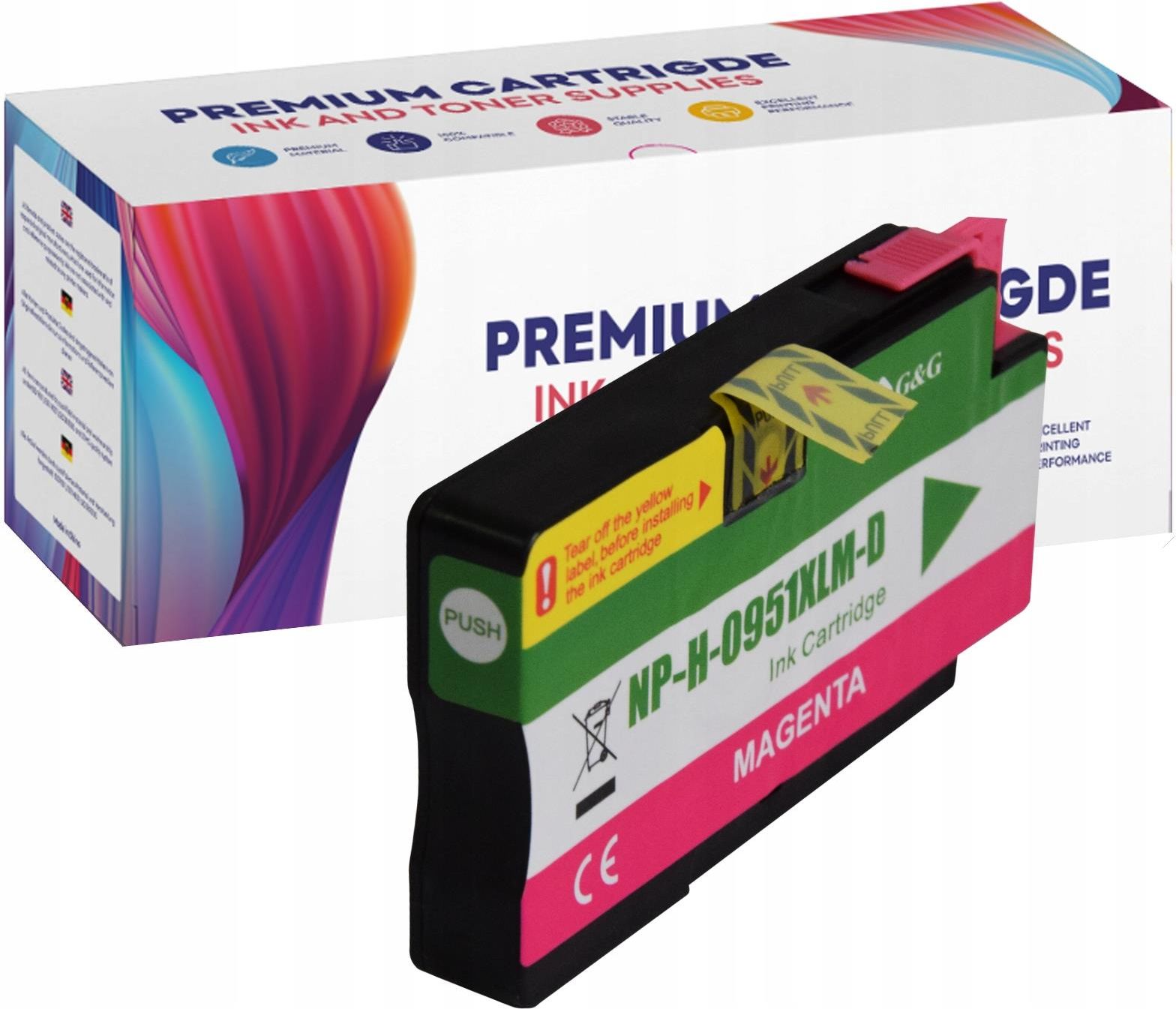 Tusz Gp Toner Tusz Do Hp 951XL Hp 276dw Hp 8100 Premium GPH951XLGGM