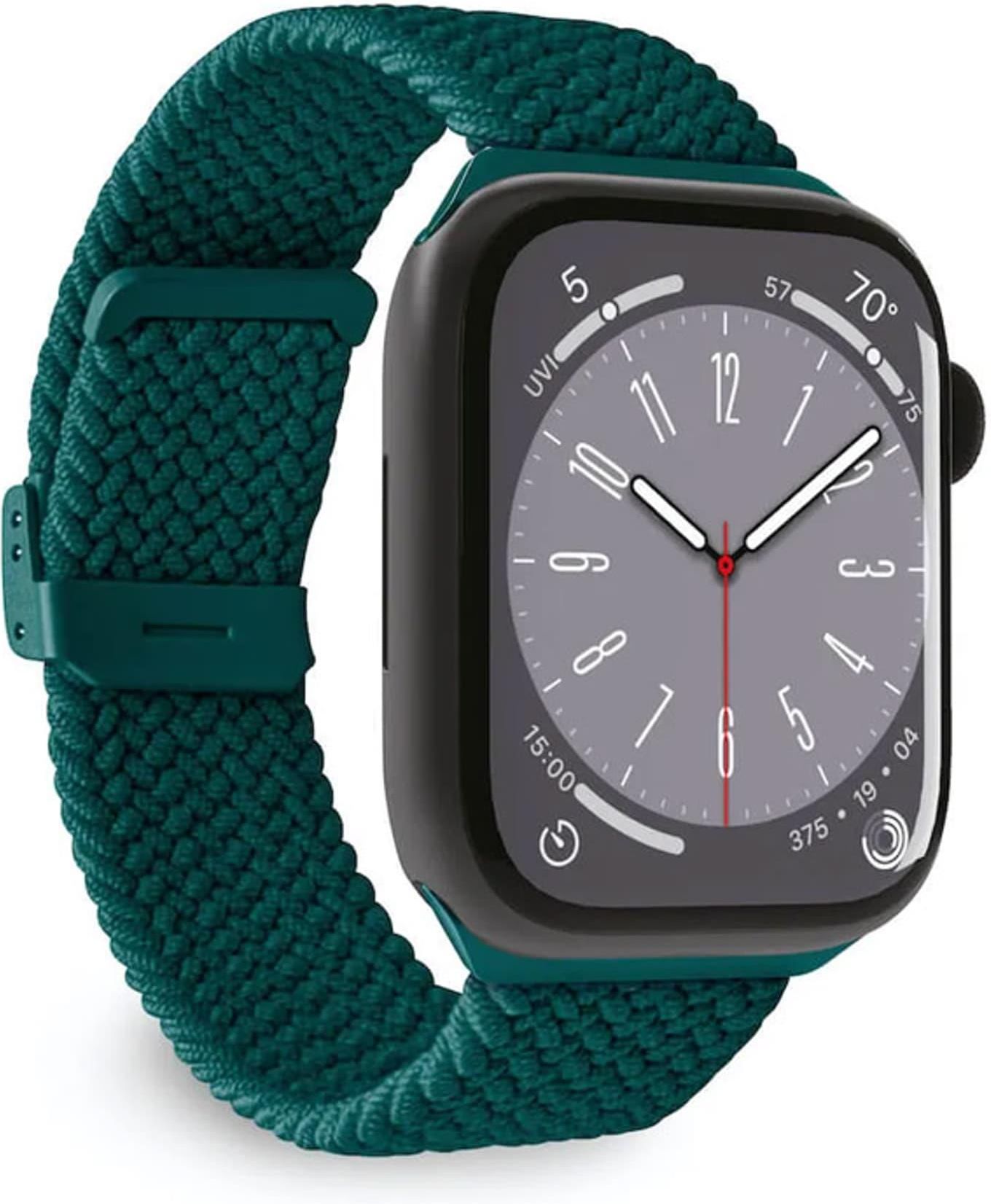 Puro Loop Band Pleciony Pasek Do Apple Watch Mm Zielony