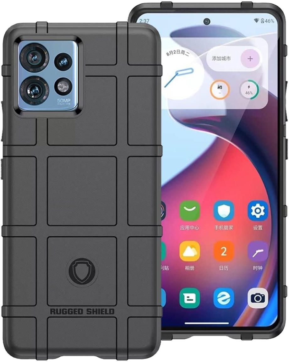 Supero Etui Rugged Shield Motorola Edge Pro Czarne Etui Na Telefon