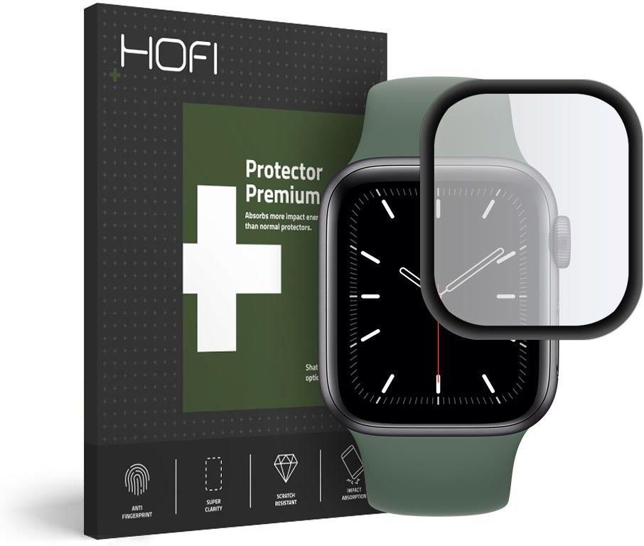 Hofi SZKŁO HYBRYDOWE HYBRID GLASS APPLE WATCH 4 5 6 SE 40MM BLACK