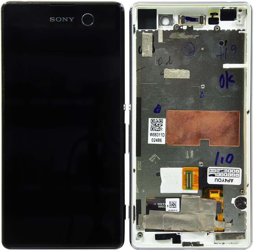 Podzespo Y Do Telefonu Sony Oryg Wy Wietlacz Lcd Dotyk Ramka Do Xperia