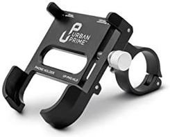 Zdjęcie Urban Prime Telefon Holder, Uchwyt Telefonu Rowerowego, Uniwersalny, Obrotowy 360 °, Regulowana szerokość 55-100 mm, Aluminium, Czarny Unisex Dorosły - Wrocław