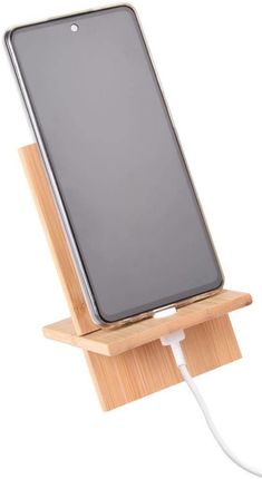 Upominkarnia Stojak na smartfon BAMBOO CHAIR, brązowy - zdjęcie 2