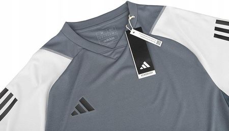 Koszulka męska adidas Tiro 23 Competition Jersey szara HP1906 - zdjęcie 4