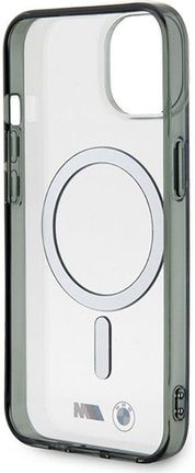 Bmw Silver Ring MagSafe Etui iPhone 14 (Przezroczysty) - zdjęcie 3