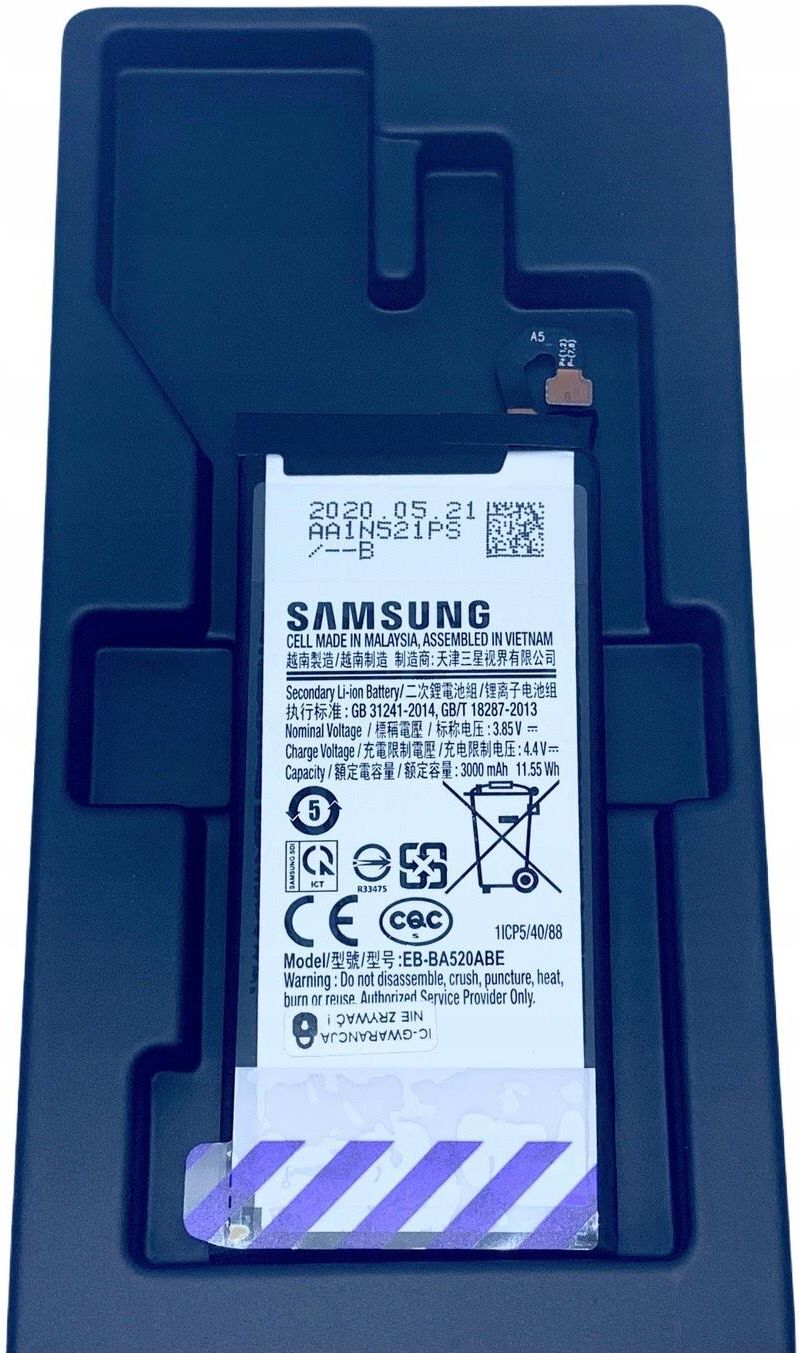 Bateria Samsung Bateria Eb Ba Abe A A F Orygina Opinie I