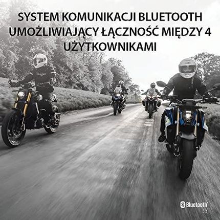 Cardo CARDO, Bezpłatny zestaw interkomu motocyklowego Bluetooth Freecom 4X Solo, Czarny - zdjęcie 4