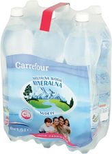 Zdjęcie Carrefour Naturalna woda mineralna Sudety lekko gazowana 6 x 1,5 l - Racibórz