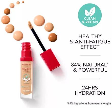 Bourjois Healthy Mix Clean Korektor Do Twarzy I Pod Oczy 52.5 Vanilla 6Ml - zdjęcie 5