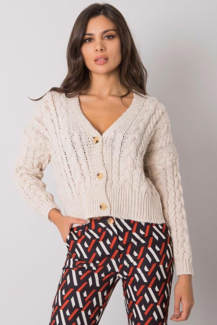 Sweter Damski Model D J A Beige Ceny I Opinie Ceneo Pl