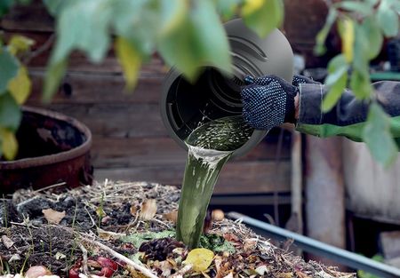 Zbiornik Na Nawóz, Kompost Pojemnik Do Wytwarzania Nawozu Combioliq 25L + Kranik - zdjęcie 2