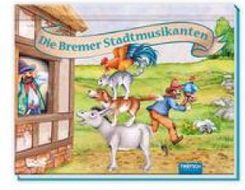 Trötsch Märchenbuch Pop up Buch Bremer Stadtmusikanten Literatura