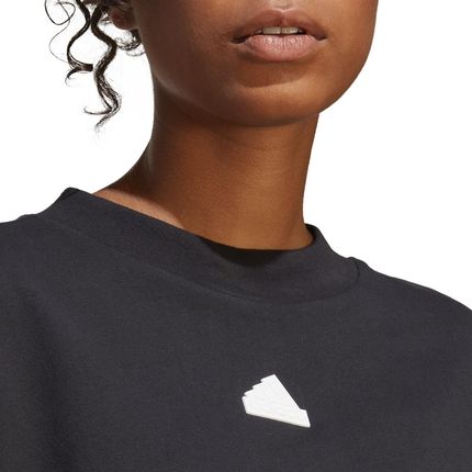 KOSZULKA DAMSKA ADIDAS FUTURE ICONS 3-STRIPES CZARNA HT4695 - zdjęcie 3