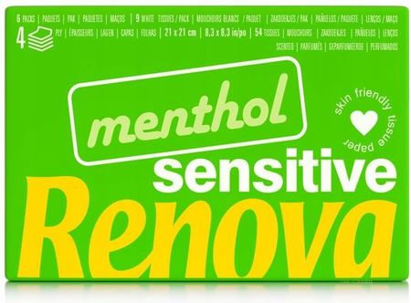 Renova Chusteczki Higieniczne Mentol 6 Paczek - zdjęcie 2