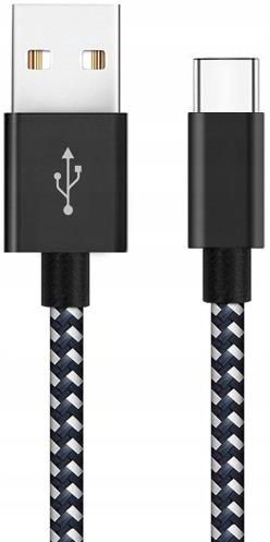 Przewód Usb Typ C Kabel Pleciony Nylon Usb C 3M Oplot Czarny Opinie i