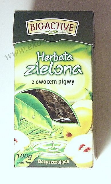 Herbata Bio Aktive Herbata Zielona z owocem pigwy 100g liść Ceny