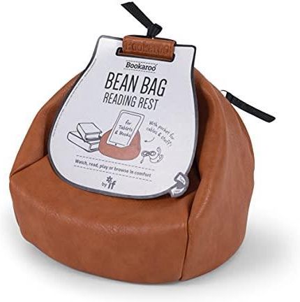 Zdjęcie Bean Bag Pufa Z Kieszonką Pod Książkę/Tablet Brąz - Boguchwała