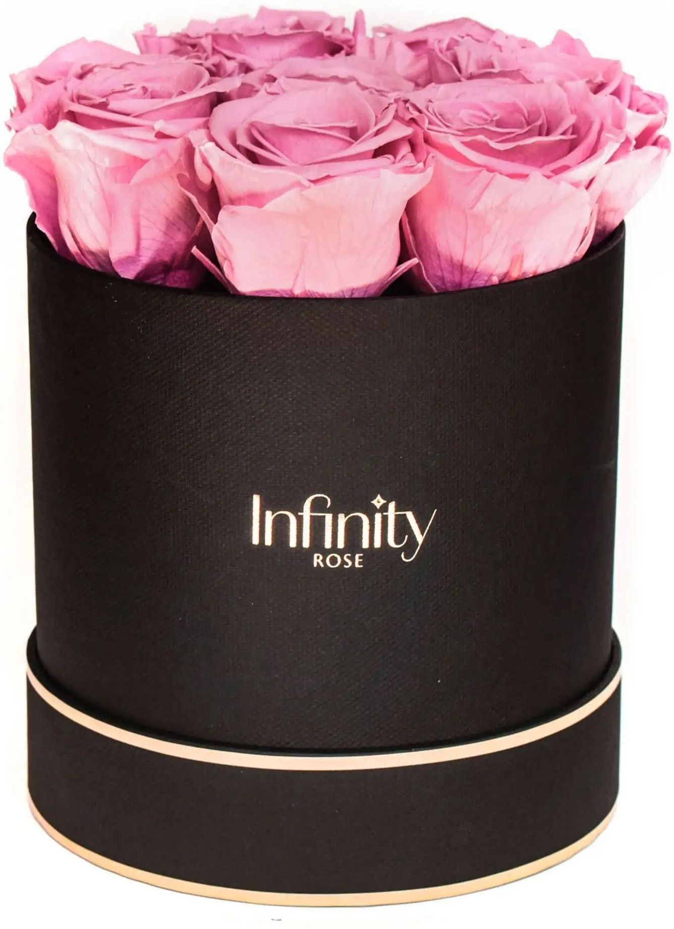 Jasnoróżowe Wieczne Róże Czarny Duży Flower Box Infinity Rose Ceny i