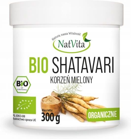 Natvita Shatavari Bio Mielone 300g Opinie I Ceny Na Ceneo Pl