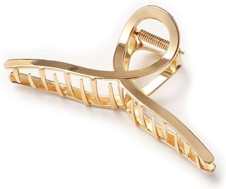 Ecarla Spinka Do Włosów Klamra Xl Złota Metalowa 12 Cm Sp146 - zdjęcie 2