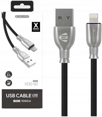 Jellico Usb Kabel Kds A Lightning M Czarn Opinie I Ceny Na Ceneo Pl