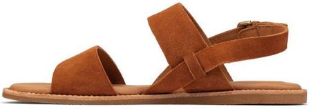 Sandały Clarks Karsea Strap kolor tan suede 26158538 - zdjęcie 3