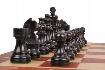 Sunrise Chess & Games Szachy Turniejowe German Staunton nr 5 48x48cm - zdjęcie 3