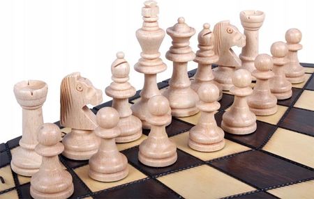 Sunrise Chess & Games Szachy dla trójki graczy - duże 54x47cm - zdjęcie 4