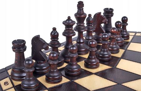 Sunrise Chess & Games Szachy dla trójki graczy - duże 54x47cm - zdjęcie 5