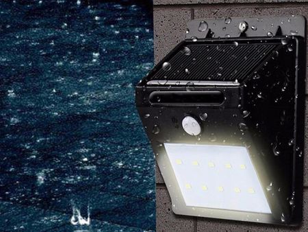 Verk Group Lampa Solarna 20Led Z Czujnikiem Ruchu I Zmierzchu 1376 - zdjęcie 2
