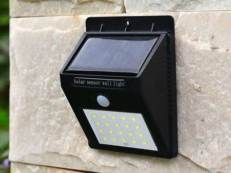 Verk Group Lampa Solarna 20Led Z Czujnikiem Ruchu I Zmierzchu 1376 - zdjęcie 5